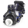 Galvas lukturītis ESPERANZA EOT005 — LED Cree T6, 3 W, 600 lm, AA x2, alumīnija korpuss, ūdensizturīgs, triecienizturīgs, regulējama galvas siksna