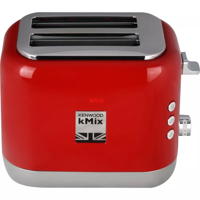 Kenwood TCX751RD 2-šķēļu tosteris 900 W, metāla korpuss, sarkans, 160×272×257 mm