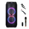 Portatīvs skaļrunis MANTA ATTIS SPK0802 120W, Bluetooth, vadu ieeja, uzlādējams, FM, LED gaismas