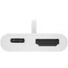 Goobay USB-C™ Multiport Adapter HDMI, balts, 0,145 m - paplašina USB-C™ ierīci ar HDMI™ savienotāju (62110)