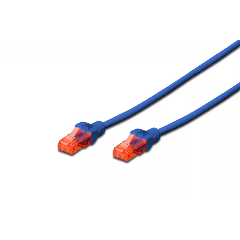 Tīkla kabelis Digitus CAT 6 U/UTP RJ-45 Cat6 0.25m Zils