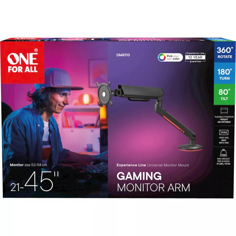 One For All DM8110 Experience-line VESA stiprinājuma komplekts LCD displejam 21-45 RGB