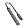 USB centrmezgls SAVIO AK-70, 7 portu USB 3.0, 4 lietojami porti, USB Type-A resursdators, 5 Gbit/s pārsūtīšana, garantija 2 gadi