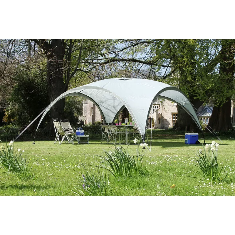 Pavillon Event Shelter, 4,5 x 4,5 m (gaiši pelēks/pelēks)