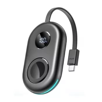 Bezvadu indukcijas lādētājs Joyroom JR-W09 3W ar USB-C kabeli priekš Apple Watch, melns