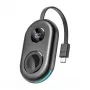 Bezvadu indukcijas lādētājs Joyroom JR-W09 3W ar USB-C kabeli priekš Apple Watch, melns