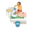 SUNDO 47080 pārnēsājams matu mazgāšanas trauks ar noteci, balts