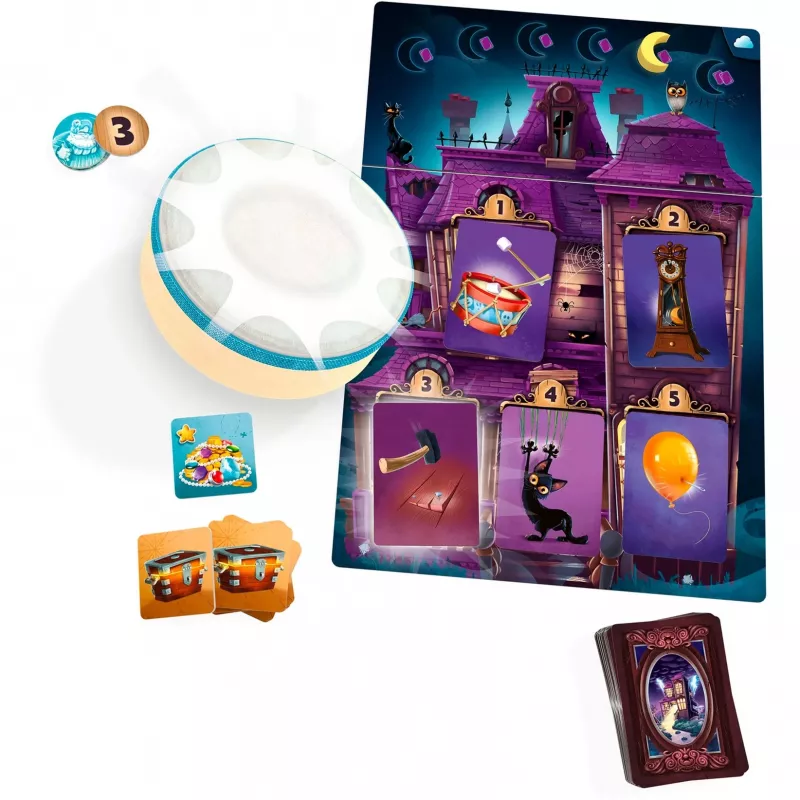 Mysterium Kids: Der Schatz of captain Buh, galda spēle