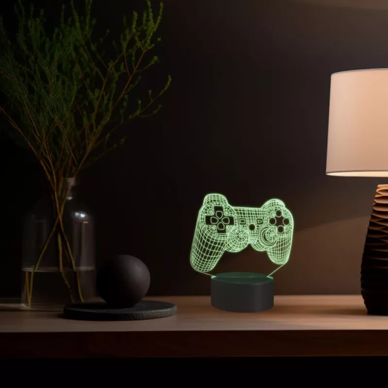 Galda lampa MANTA SNL57RGB RGB 3D gaismas dekorācija, RGB LED, dekoratīvs 3D efekts
