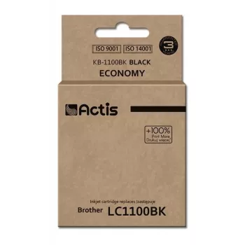 Actis KB-1100Bk Tinte (Brother LC1100BK/980BK aizstājējs; Standarta; 28 ml; melna)