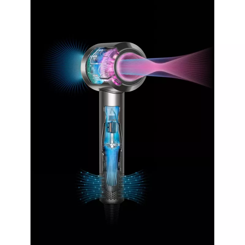 Dyson Supersonic Straight+Wavy HD07 matu žāvētājs, Prūsijas zils / vara krāsā (113277-01)