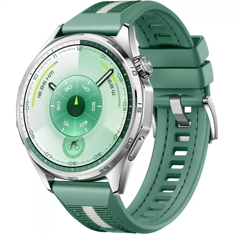 Huawei WATCH GT6 3,73 cm (1,47) AMOLED 46 mm Digitāls 466 x 466 pikseļi Skārienekrāns Nerūsējošais tērauds GPS (satelīts)