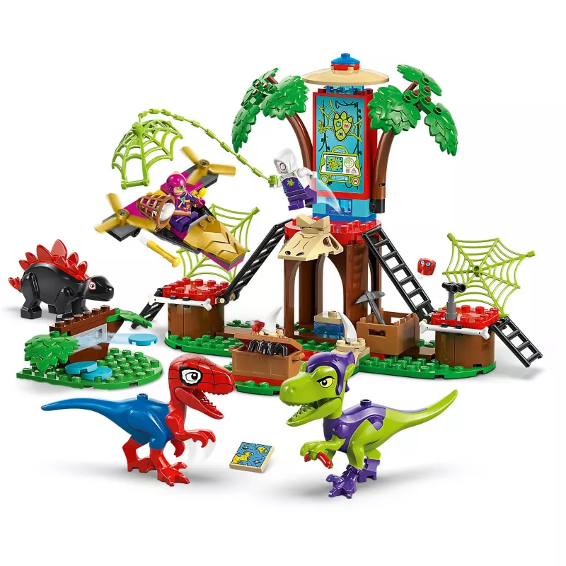 LEGO MARVEL 11200 Spideja un Gobija raptoru cīņa koka mājas štābā