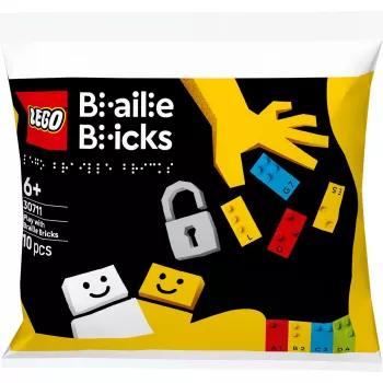 LEGO mācību rakstīšanas klucīšu komplekts 30711 — taustes mācību klucīši agrīnai rokraksta un stāstu veidošanas prasmju attīstībai