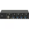 KVM slēdzis Inter-Tech IPC AS-41HUS 4 porti USB