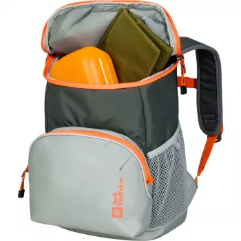 Jack Wolfskin Erlebnis Pack mugursoma - zaļa/oranža, 11 L