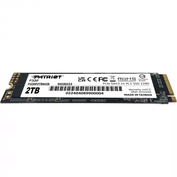 SSD Drive Patriot P320 2TB M.2 2280 PCIe 3.0 x4 NVMe