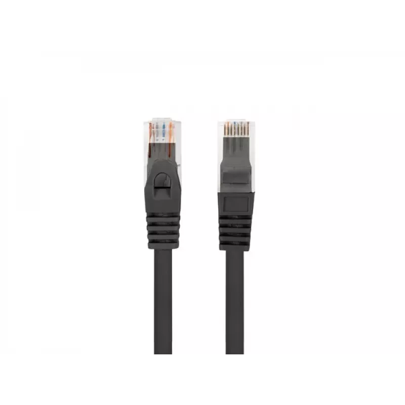 Tīkla kabelis LANBERG PCU6-10CU-0050-BK Cat6 U/UTP RJ-45 0.5 m melns