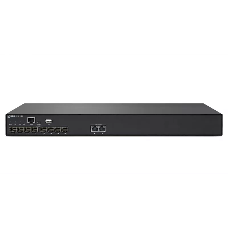 LANCOM XS-5110F Pārvaldāms L2/L3 10G Ethernet (100/1000/10000) 1U Melns