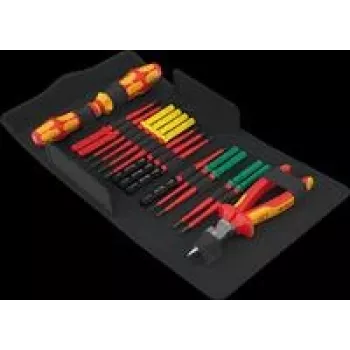 Mehāniķu instrumentu komplekts Wera 05006610001 17 instrumenti Sarkanā un Dzeltenā krāsā