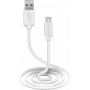 SBS TECABLEUSBIP589W Lightning kabelis 1 m balts (TECABLEUSBIP589W)