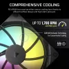 Ventilators Corsair RS140 ARGB 14 cm melns 330-1700 RPM