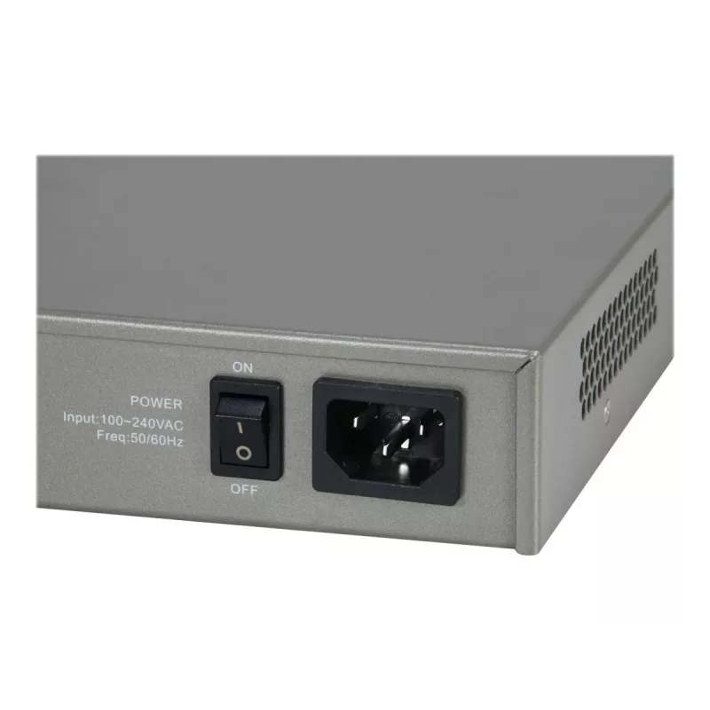 LevelOne GTL-2091 Pārvaldāms L3 Gigabitu Ethernet (10/100/1000) Pelēks