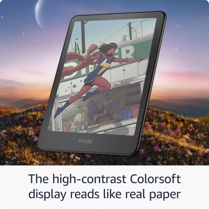 Amazon Kindle Colorsoft Signature Ed. e-lasītājs Skārienekrāns 32 GB Wi-Fi Melns