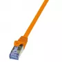 Tīkla kabelis LogiLink 2m Cat.6A RJ-45 S/FTP oranžs