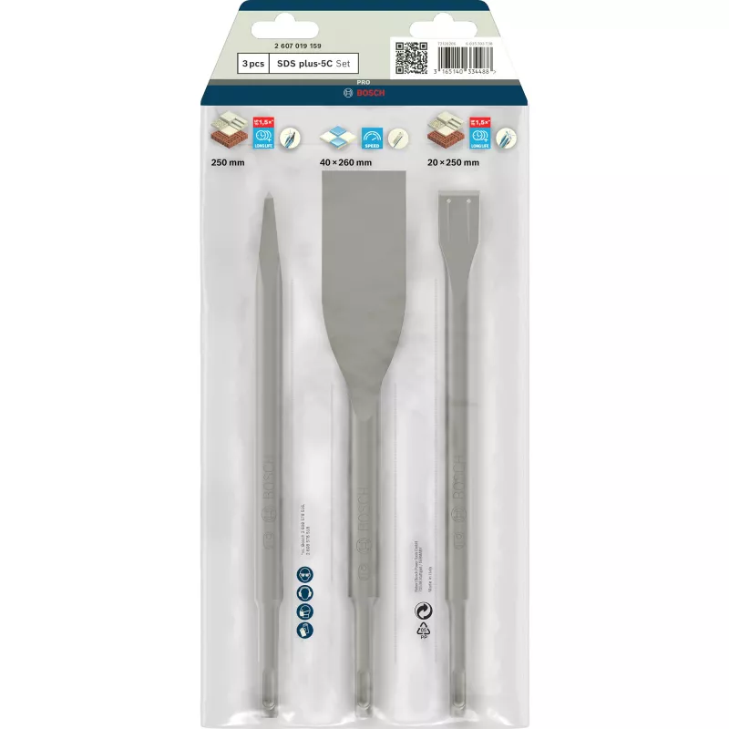 Bosch 2 607 019 159 urbja uzgaļi 3 gab.
