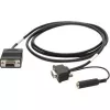 Motorola 25-13227-03R seriālais kabelis melns 1,83 m DB9