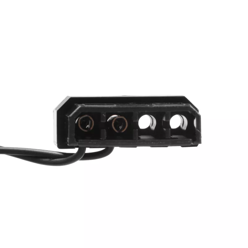 Akyga AW-12E-BR 120 mm korpusa ventilators, 33 sarkanas LED, Molex, melns