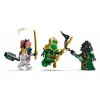 LEGO konstruēšanas rotaļlieta NINJAGO 71842 Rontu the Master Dragon — 381 detaļas, 4 minifigūras, izstādes modelis 130 mm