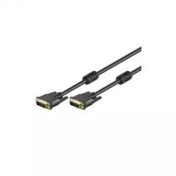 Wentronic Goobay DVI-D FullHD kabelis Dual Link, melns, 5 m - 93112