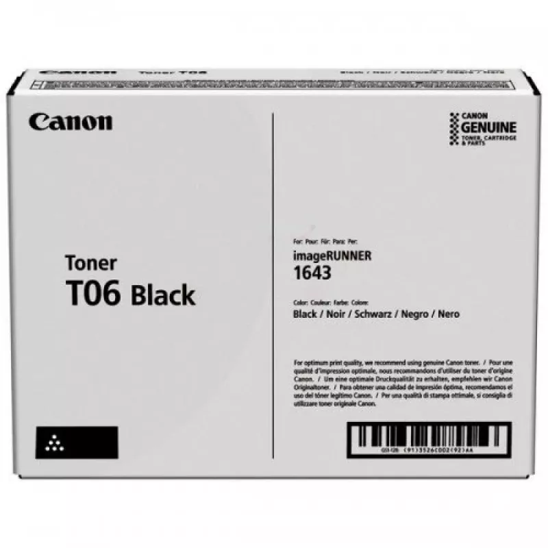Canon T06 (3526C002) Tonera kasetne, melna (SPEC)