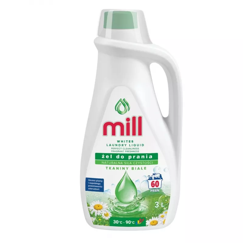 MILL universālais mazgāšanas gēls 3l, 60 mazgāšanas reizes