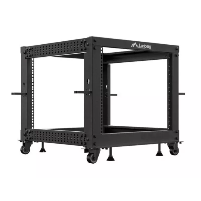 Atvērtais statnis LANBERG OR01-6109-B 9U 600x600 mm
