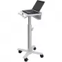 Ergotron StyleView klēpjdatora ratiņi, SV10 - ratiņi piezīmjdatoram - medicīniski - metāls - balts, alumīnijs - ekrāna izmērs: līdz 43,2 cm (līdz 43,20cm (17)) (SV10-1100-0)