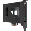 ICY Dock ToughArmor MB111VP-B - mobils atmiņas statīvs - and2 / and3 SSD mobilais statīvs - 2,5 (6,4 cm) - NVMe - PCIe 4,0 x4 - Melns (MB111VP-B)