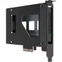 ICY Dock ToughArmor MB111VP-B - mobils atmiņas statīvs - and2 / and3 SSD mobilais statīvs - 2,5 (6,4 cm) - NVMe - PCIe 4,0 x4 - Melns (MB111VP-B)