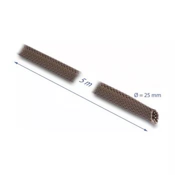 Kabeļu apvalks DeLOCK 20906 brūns poliesters 2,5 cm
