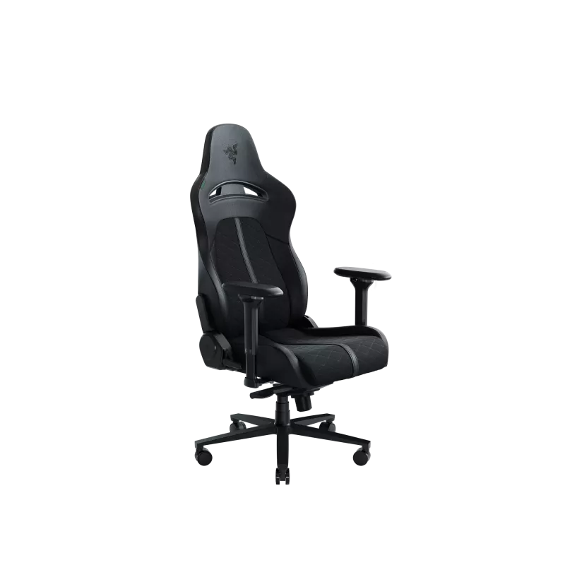 Razer ENKI PC spēļu krēsls, polsterēts sēdeklis, melns