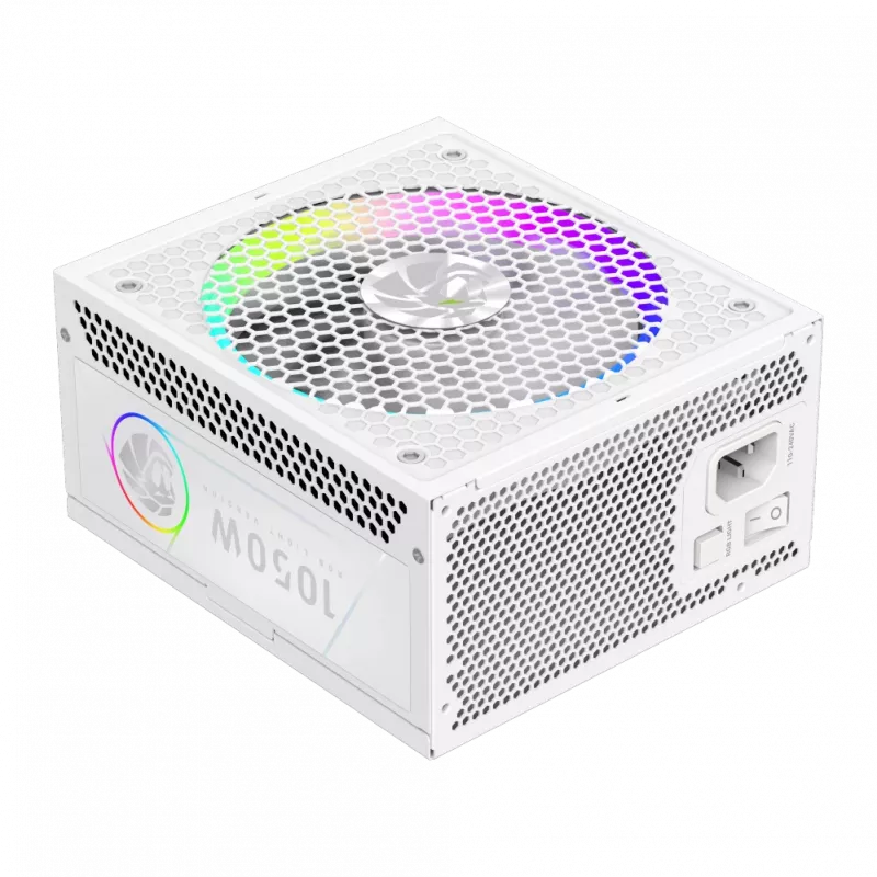 Gamemax Barošanas bloks, 80 PLUS, Gold | RGB 1050G WH | 1050 W