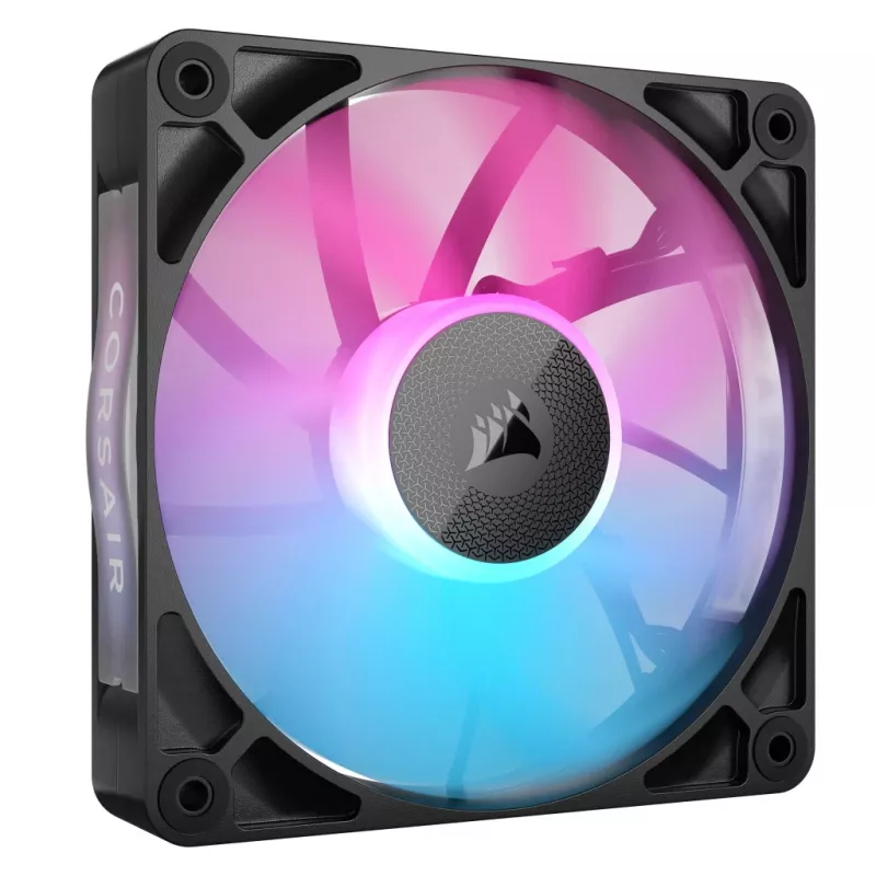 Korsāra iCUE LINK RX120 RGB ventilators 12 cm melns 400-2100 RPM