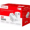 MERCUSYS MP500P KIT — AV1000 Gigabit caurlaides Powerline startera komplekts ar kontaktligzdu