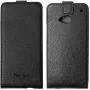 Nevox RELINO maciņš HTC One (M7) FLIP vāciņš melni pelēks blisteris