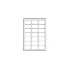 Avery Zweckform Avery - caurspīdīgas - 63,5 x 38,1 mm 525 uzlīmes (25 loksnes x 21)