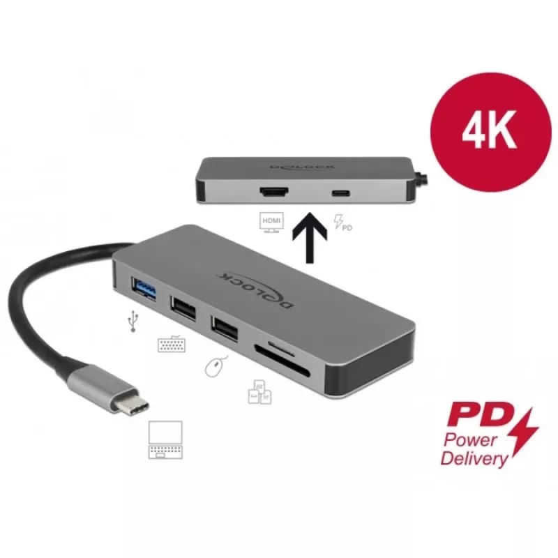 Klēpjdatora dokstacija DeLOCK 87743