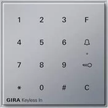 Elektroslēdža piederums Gira 260565, alumīnija apdare, IP44