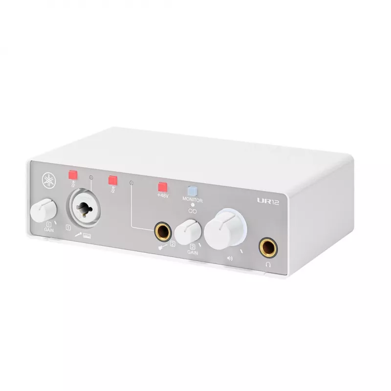Audio saskarne YAMAHA UR12MK3 balta - kompakta 2 ieeju/2 izeju USB saskarne